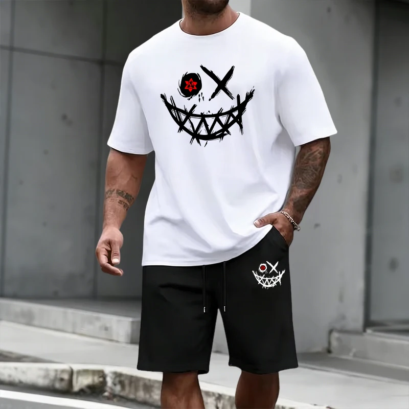 Mens Fashion Urban - 2026 여름 남성 세트 티셔츠&반바지 도시