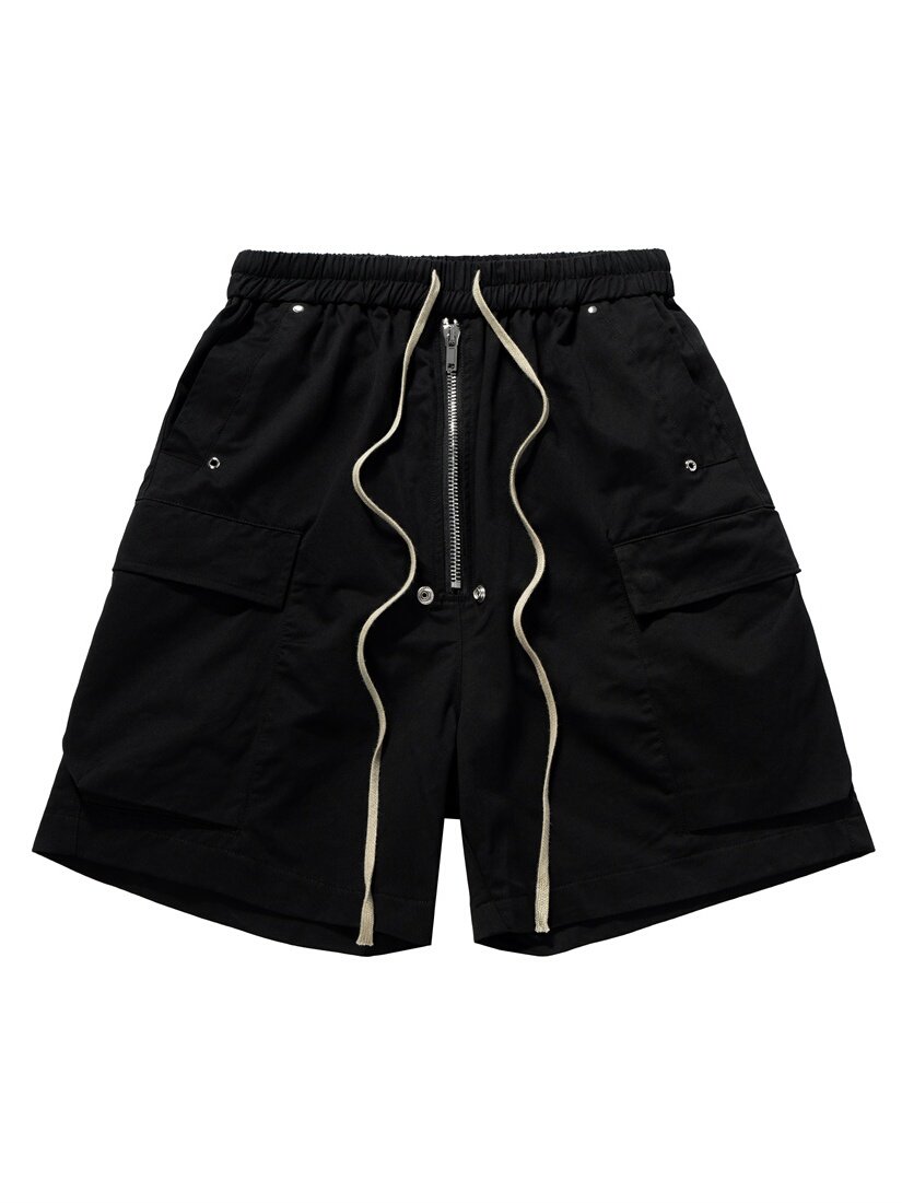 Mens Fashion Dark Grey Pants - 2026 여름 블랙 다크 그레이 반바지