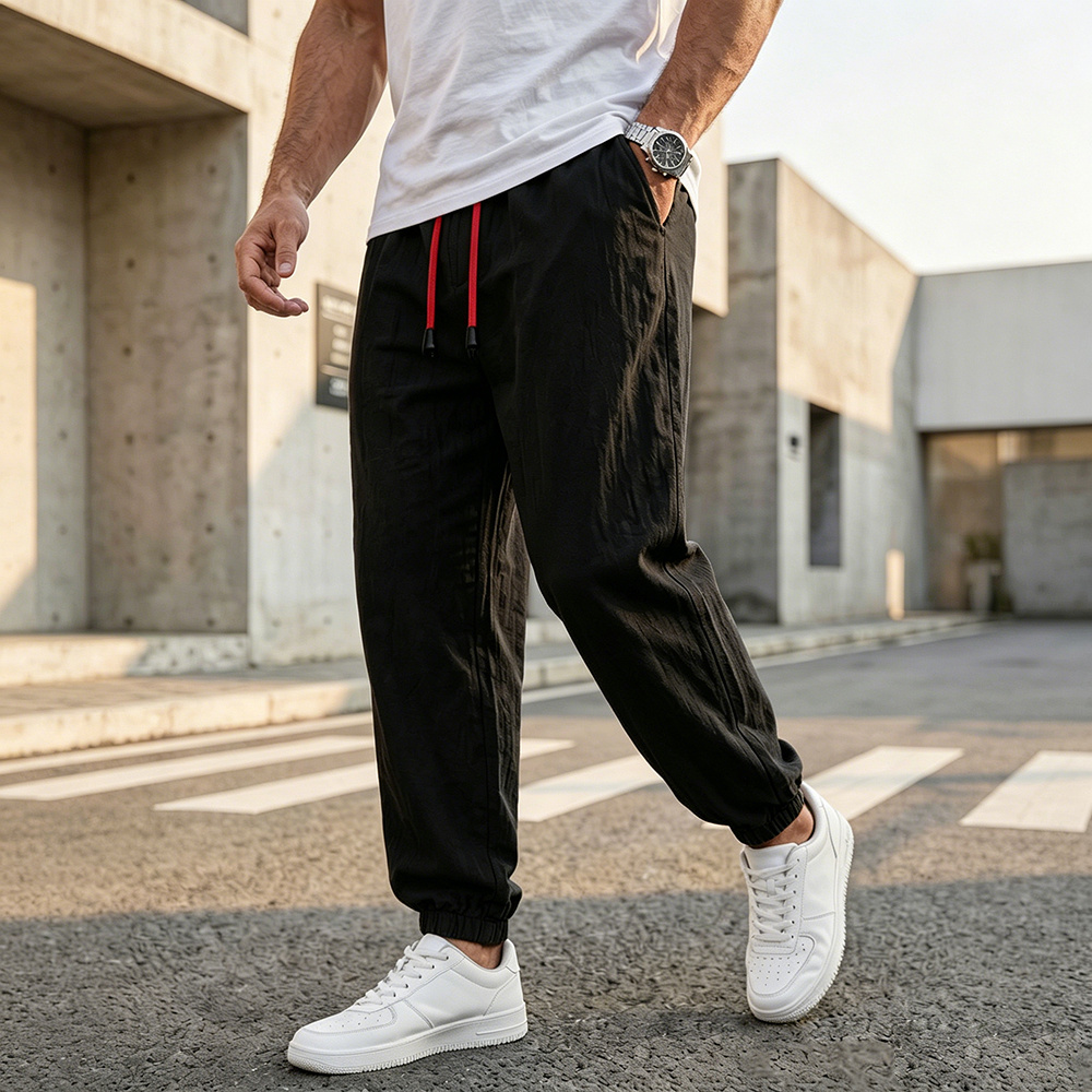 Men'S Fashion Linen Pants - 남성 캐주얼 하렘 팬츠 루즈핏 코튼