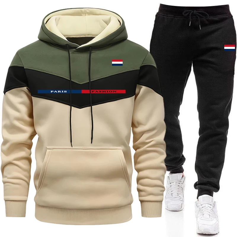 Paris Men'S Fashion - 가을 겨울 데일리 캐주얼 스포츠 조깅복