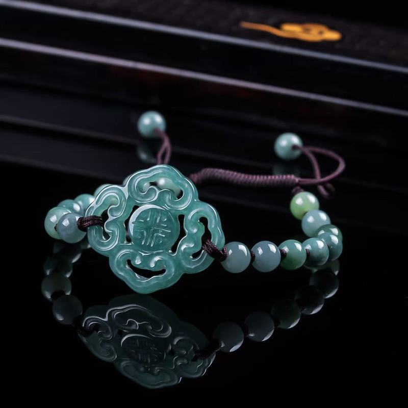 Men'S Fashion Jewelry - 천연 비취 A급 팔찌 오리지널 디자인