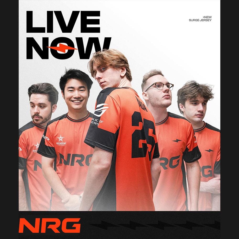 Paris Men'S Fashion - 2025 NRG Esports Surge Jersey Valorant