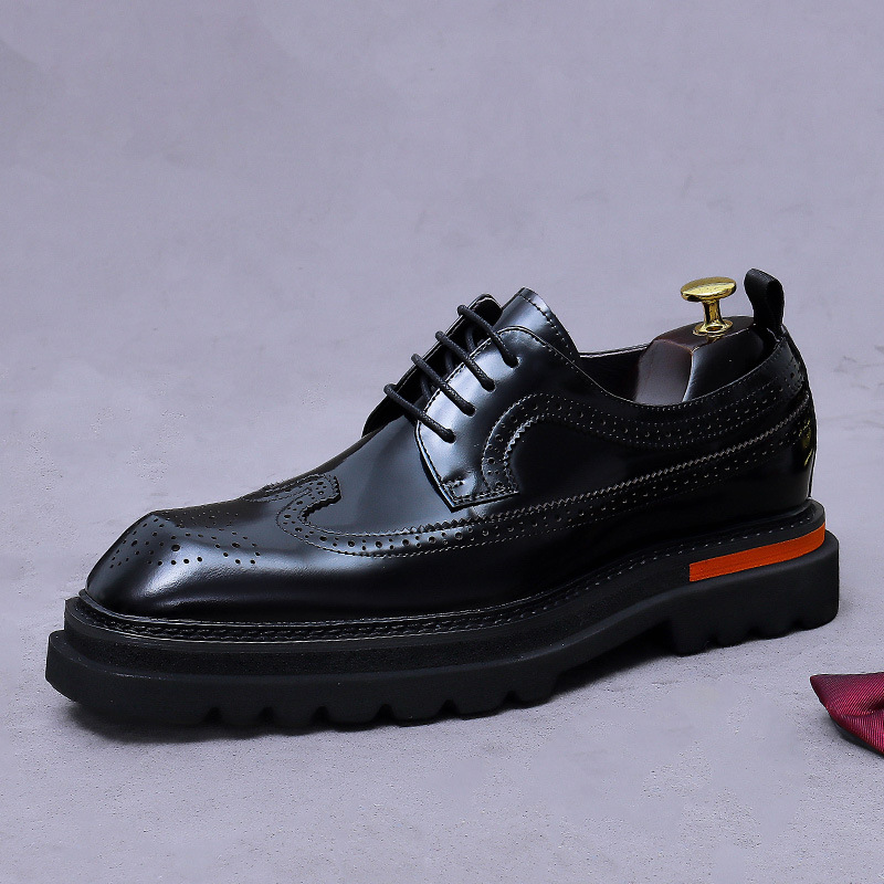Oxford Shoes Brogue - 남성용 브로그 플랫폼 옥스포드 슈즈 정품