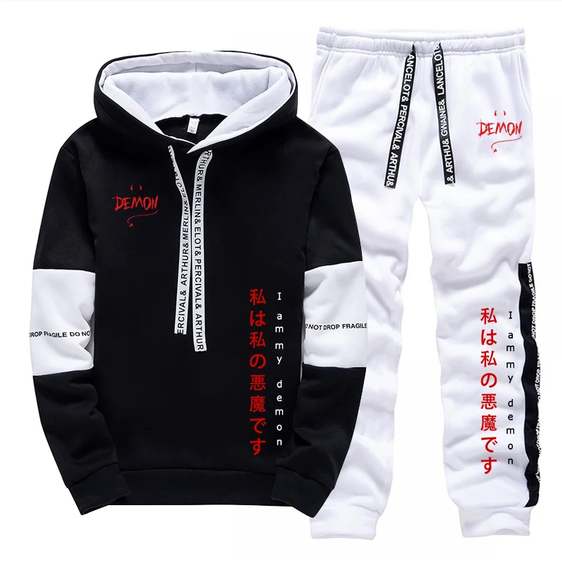 Mens Fashion Casual 2026 - 2026 신상 후드티와 스웨트팬츠 2종 세트