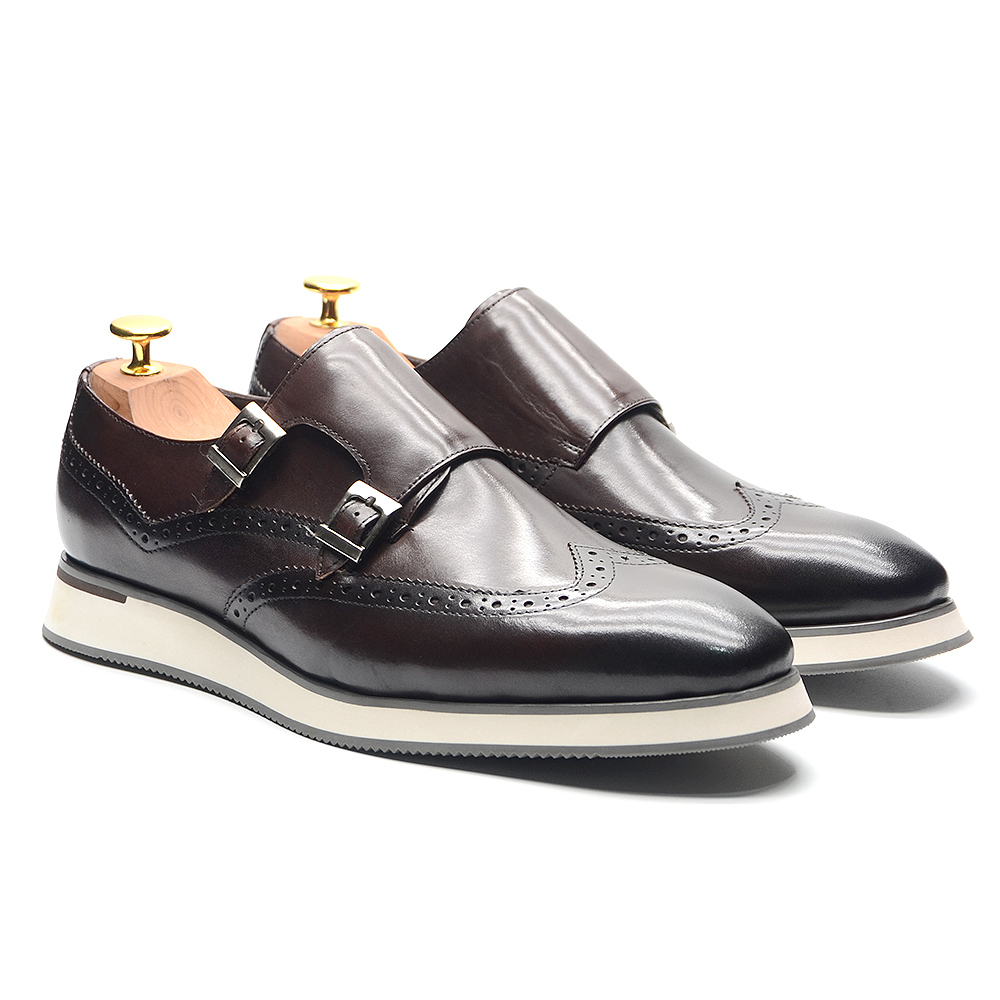 Oxford Shoes Brogue - 유럽 명품 남성 스니커즈 천연 가죽