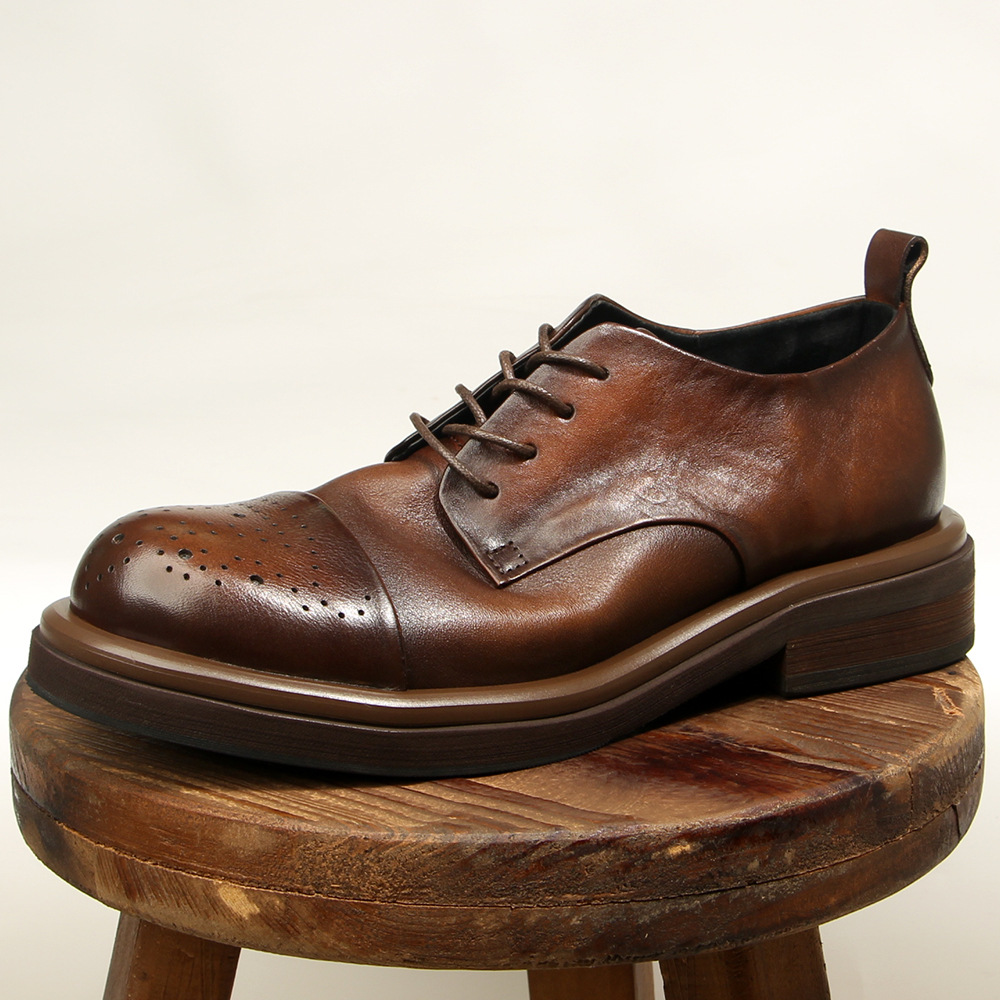 Oxford Shoes Brogue - 최고 품질 정품 가죽 남성 Brogues