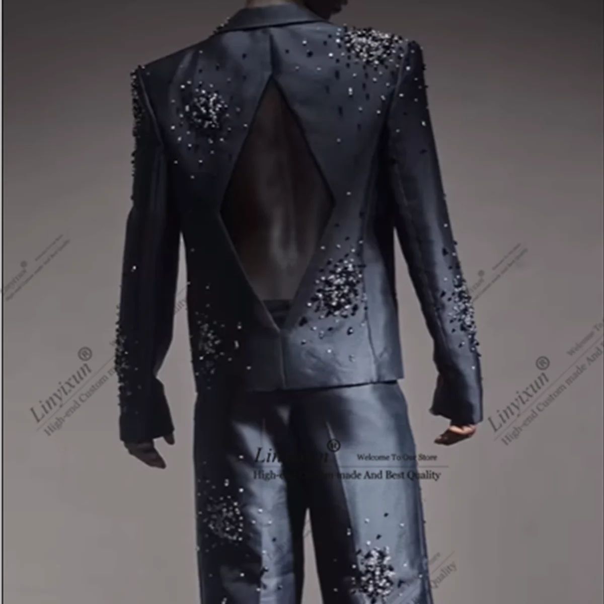 Mens Fashion Trajes - 반짝 이는 디자인 버전 돌 턱시도
