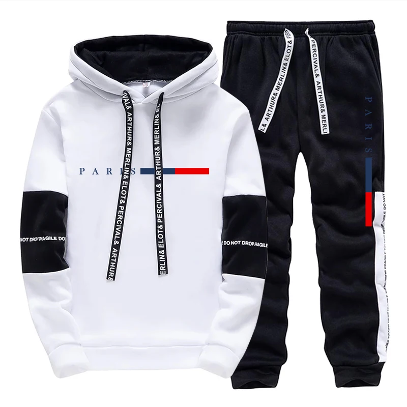 Paris Men'S Fashion - 남성 세트/후드티/바지 파리 패션 가을 겨울