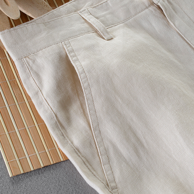 남성용 퓨어 린넨 패션 브랜드 바지, 캐주얼 비즈니스  - Men'S Fashion Linen Pants 리뷰 및 가격