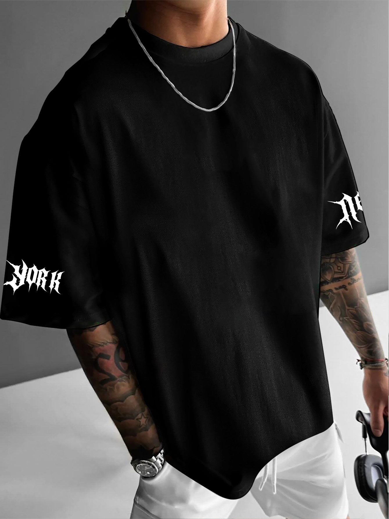 남성용 힙합 반팔 티셔츠, 가시 날개 검 뉴욕 자유 슬 - York Men'S Fashion 리뷰 및 가격