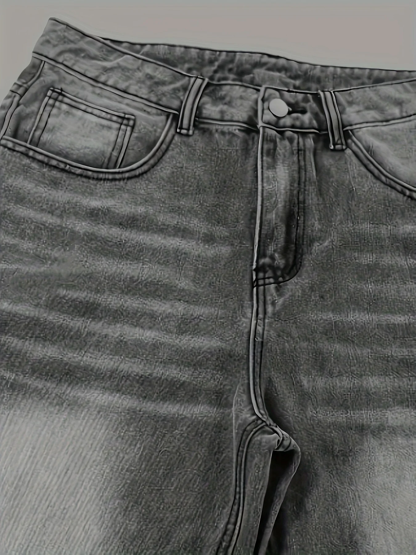 남성 패션 그레이 진 캐주얼 워싱 진, 사계절 편안함, - Men'S Fashion Grey Jeans 리뷰 및 가격