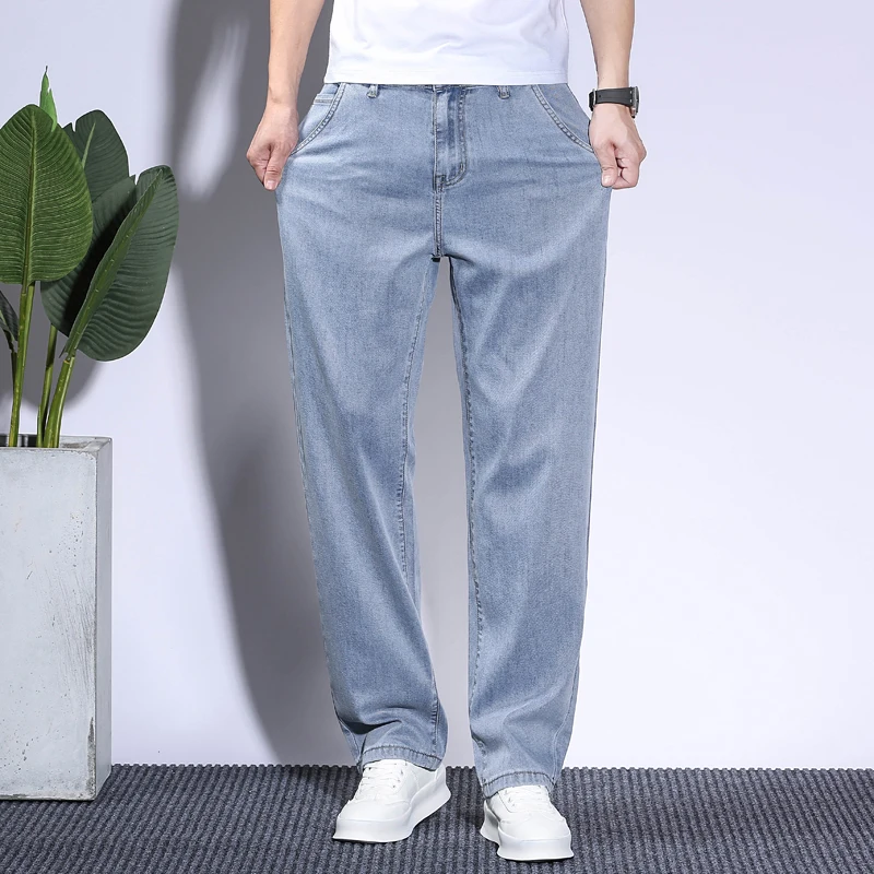 부드러운 남성 리오 셀 헐렁한 청바지 얇은 여름 통기성 - Men'S Fashion With Baggy Jeans 리뷰 및 가격