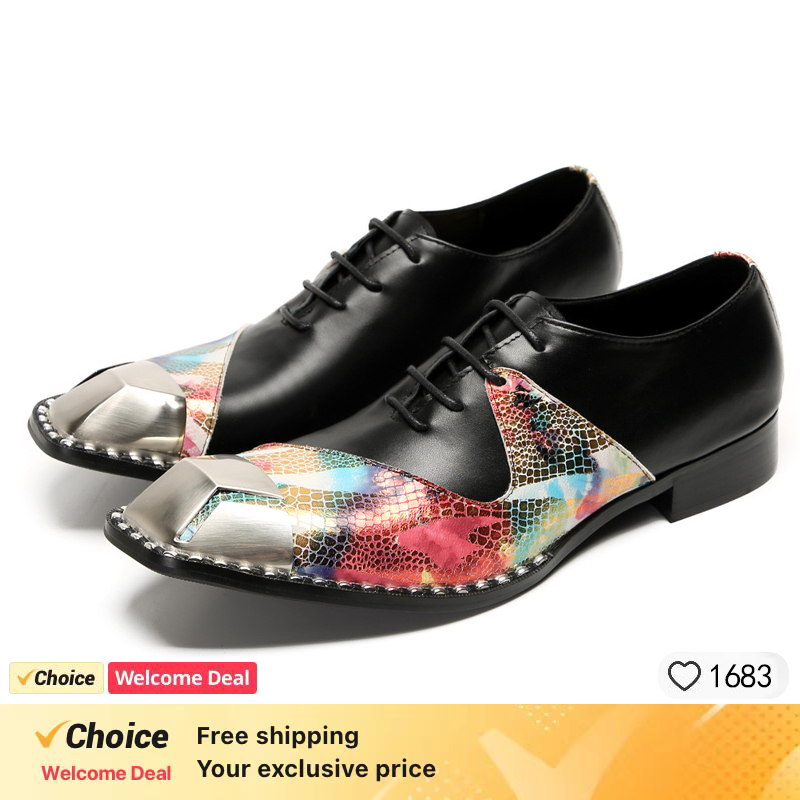 남성용 럭셔리 옥스포드 신발, 블랙 믹스 컬러, 캐주얼 - Oxford Shoes Brogue 리뷰 및 가격