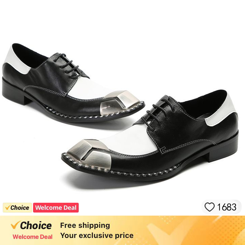 남성용 럭셔리 옥스포드 신발, 블랙 믹스 컬러, 캐주얼 - Oxford Shoes Brogue 리뷰 및 가격