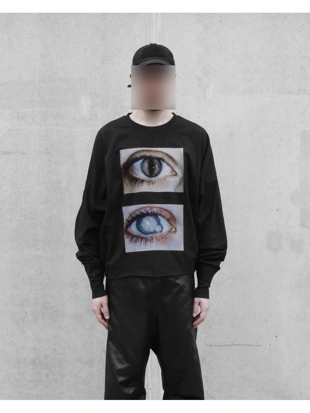 2026 새로운 다크 고딕 현실적인 더블 아이 인쇄 긴 - Mens Fashion Casual 2026 리뷰 및 가격