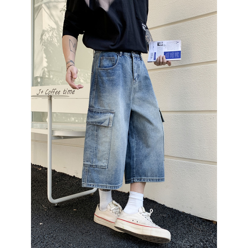 새로운 남성용 카고 반바지 여름 통기성 면 혼방 캐주얼 - Mens Fashion Urban 리뷰 및 가격