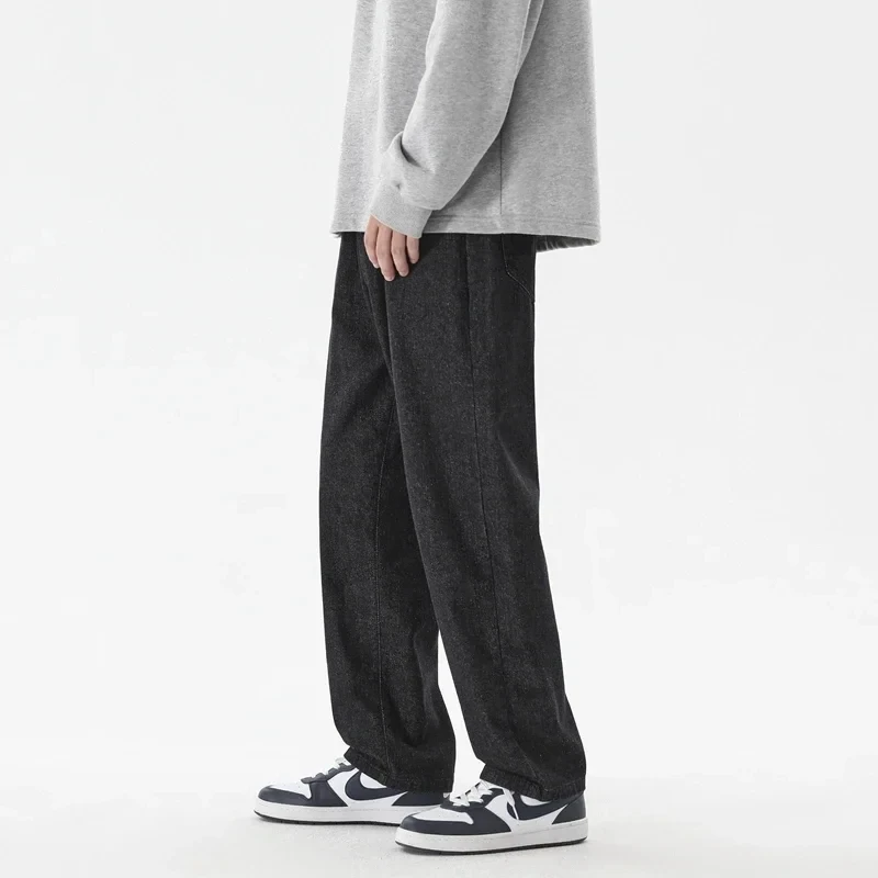 한국 패션 남성 헐렁한 청바지 클래식 올 매치 솔리드  - Men'S Fashion With Baggy Jeans 리뷰 및 가격