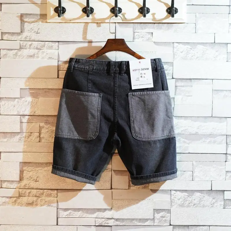 남성용 루즈핏 스트레이트 숏 데님 반바지, 포켓 배기  - Men'S Fashion Linen Pants 리뷰 및 가격
