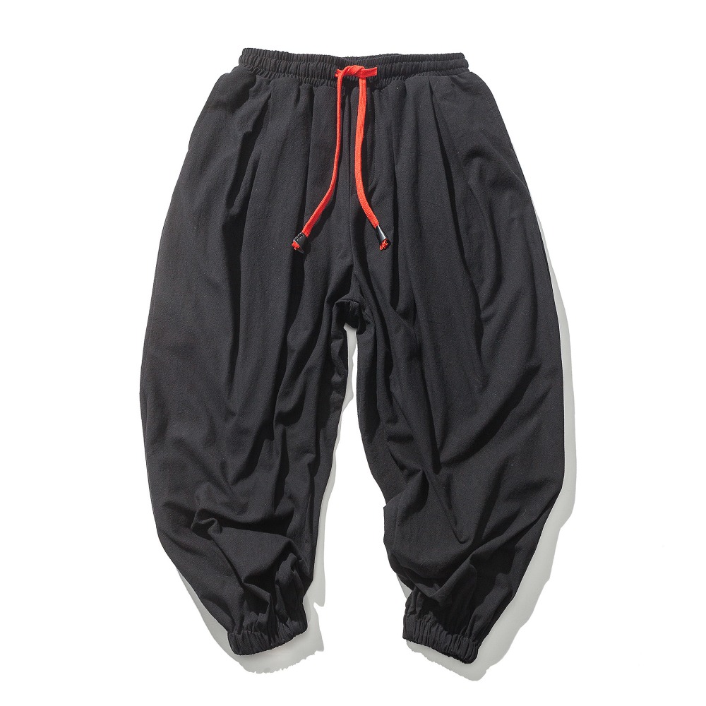 남성 캐주얼 하렘 팬츠 루즈핏 코튼 린넨 솔리드 컬러  - Men'S Fashion Linen Pants 리뷰 및 가격