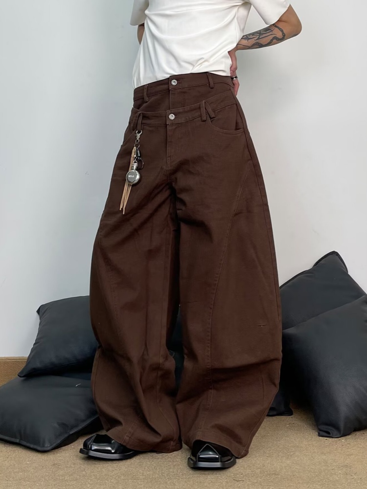 2026 로파 Y2K 패션 더블 허리밴드 화이트 배기  - Men'S Fashion With Baggy Jeans 리뷰 및 가격