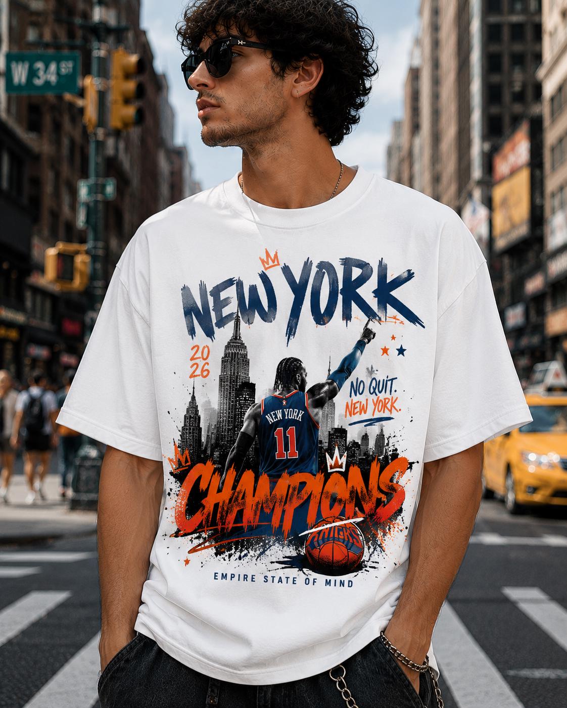 2026 뉴욕 챔피언 제이렌 브런슨 티셔츠 남성 여성  - York Men'S Fashion 리뷰 및 가격