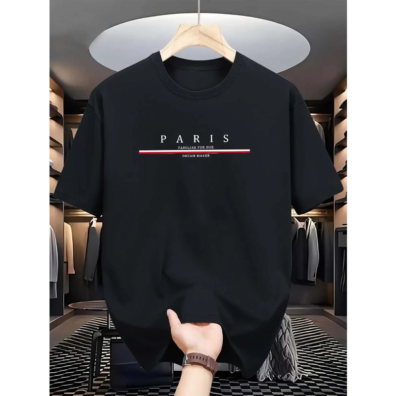 남성용 100% 순면 여름 캐주얼 루즈핏 패션 파리 레 - Paris Men'S Fashion 리뷰 및 가격