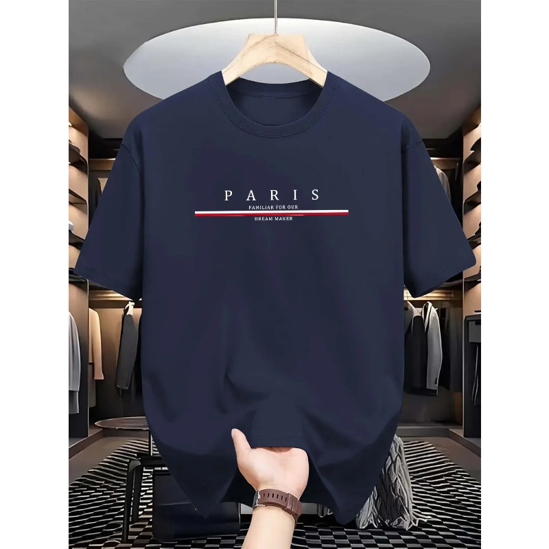 남성용 100% 순면 여름 캐주얼 루즈핏 패션 파리 레 - Paris Men'S Fashion 리뷰 및 가격