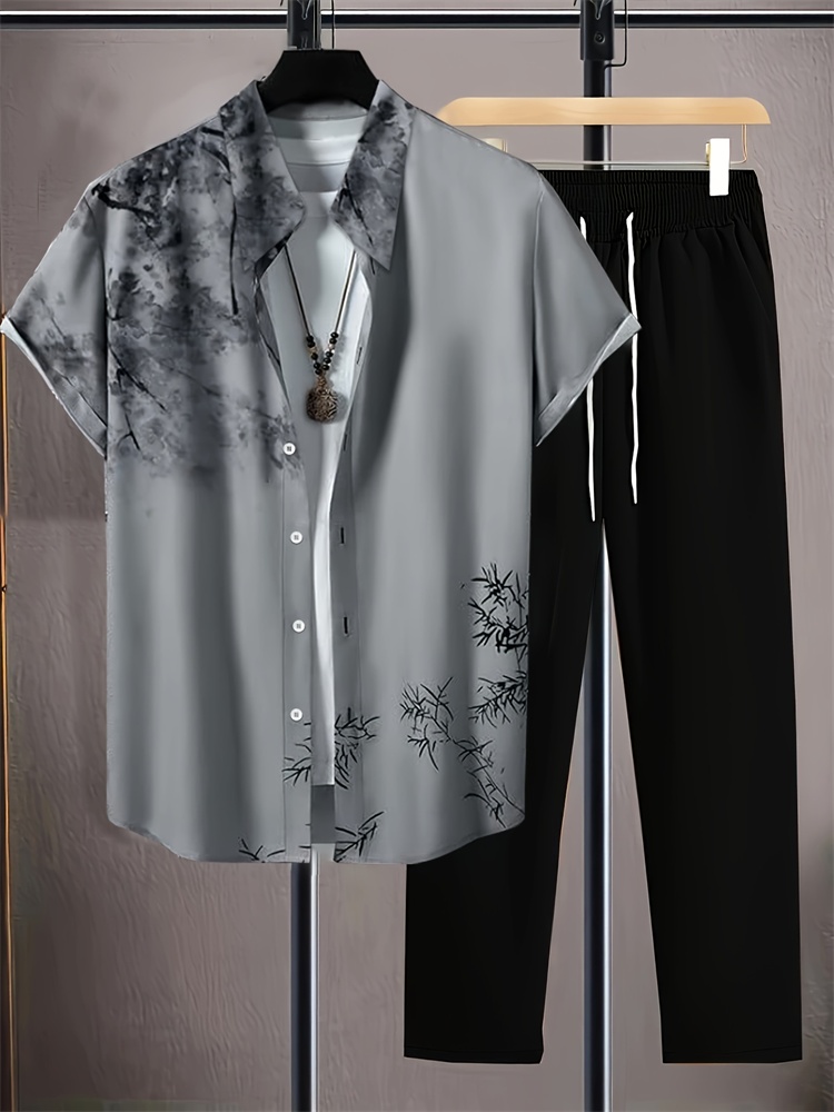 2025 가을 간단한 줄무늬 3D 인쇄 남성 가을 셔츠 - Mens Fashion Urban 리뷰 및 가격
