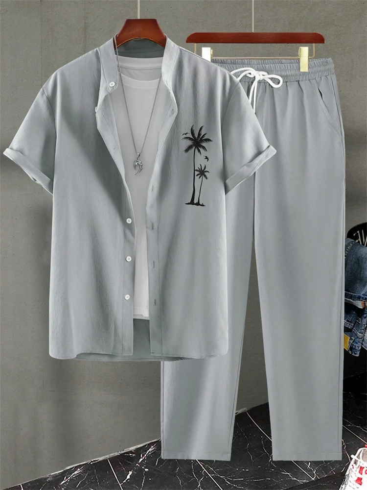 2025 가을 간단한 줄무늬 3D 인쇄 남성 가을 셔츠 - Mens Fashion Urban 리뷰 및 가격