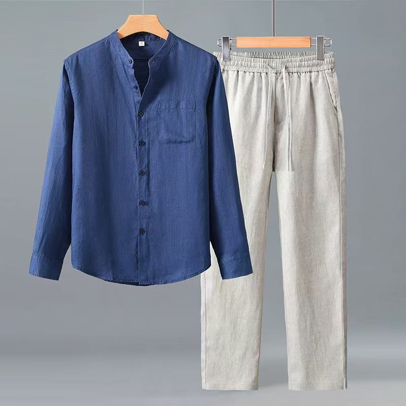 (셔츠+바지) 2026 여름 남성 패션 클래식 셔츠 남 - Mens Fashion Casual 2026 리뷰 및 가격