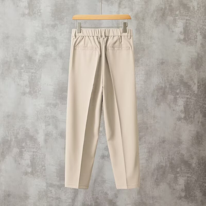 남성용 캐주얼 블레이저 바지, 헐렁한 심플한 발목 길이 - Mens Fashion Dark Grey Pants 리뷰 및 가격