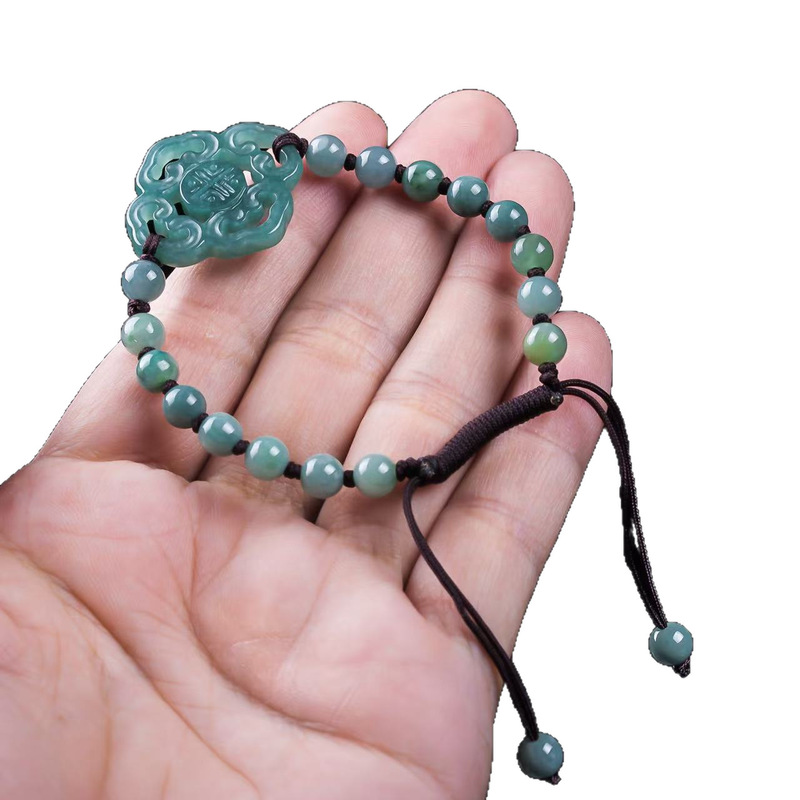 천연 비취 A급 팔찌 오리지널 디자인 세련된 블루 워터 - Men'S Fashion Jewelry 리뷰 및 가격