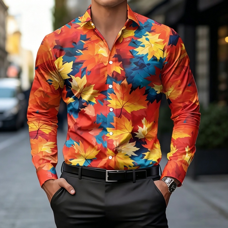 2026 신상 남성 셔츠 패션 프린트 셔츠 고급 레트로 - Mens Fashion Casual 2026 리뷰 및 가격