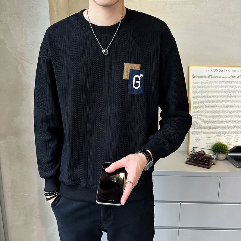 스웨트 셔츠 봄과 가을 스타일 패션 브랜드 땀에 젖은  - Men'S Fashion Underwear Brands 리뷰 및 가격