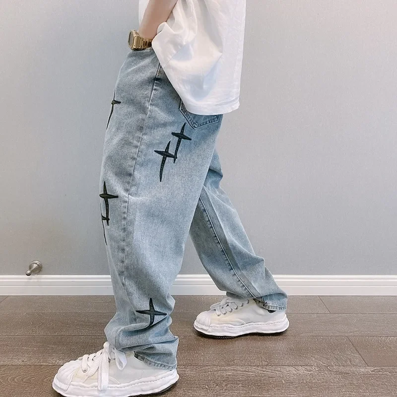 남성용 와이드 레그 카고 팬츠, 헐렁한 스트레이트 청바 - Men'S Fashion With Baggy Jeans 리뷰 및 가격