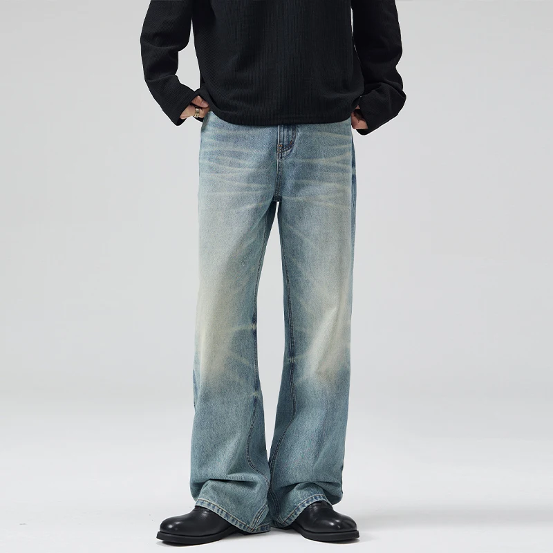 남성 가을 ​​빈티지 청바지 패션 스트레이트 헐렁한 성 - Men'S Fashion With Baggy Jeans 리뷰 및 가격
