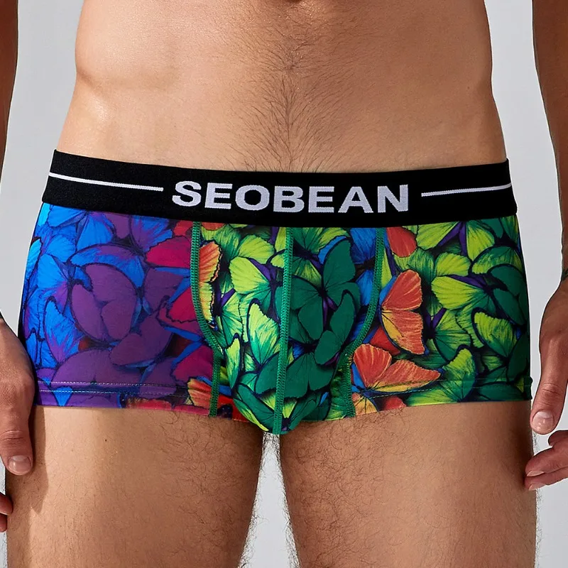 새로운 남성 복서 유행 브랜드 인쇄 청소년 속옷 패션  - Men'S Fashion Underwear Brands 리뷰 및 가격