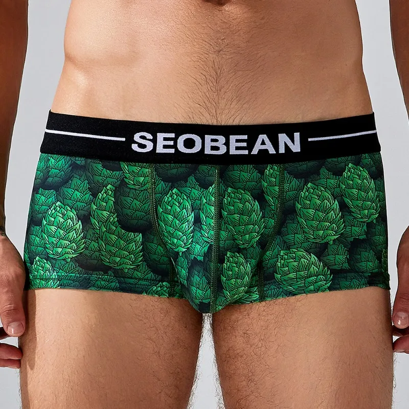 새로운 남성 복서 유행 브랜드 인쇄 청소년 속옷 패션  - Men'S Fashion Underwear Brands 리뷰 및 가격