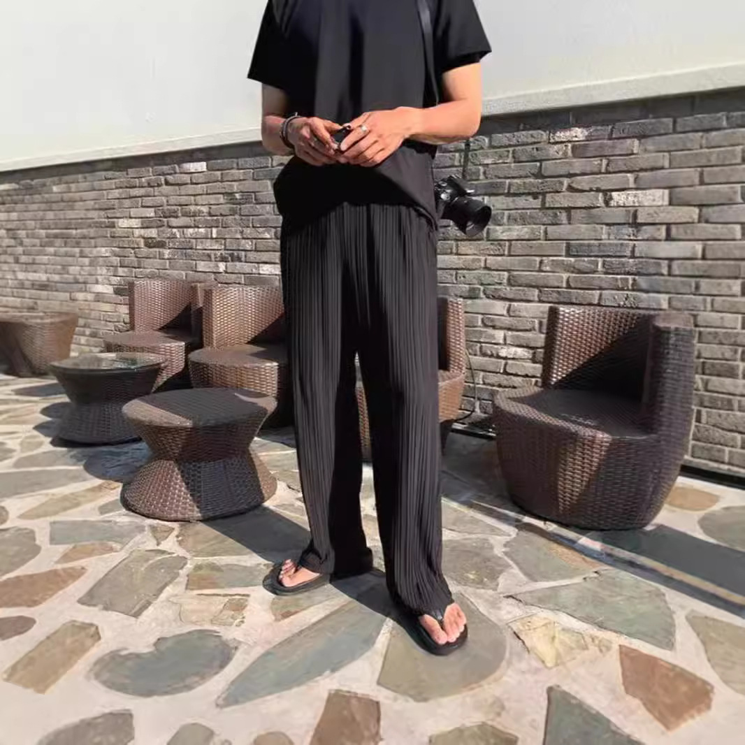 아메리칸 스타일 뉴 패션 남성용 블랙 다크 그레이 솔리 - Mens Fashion Dark Grey Pants 리뷰 및 가격