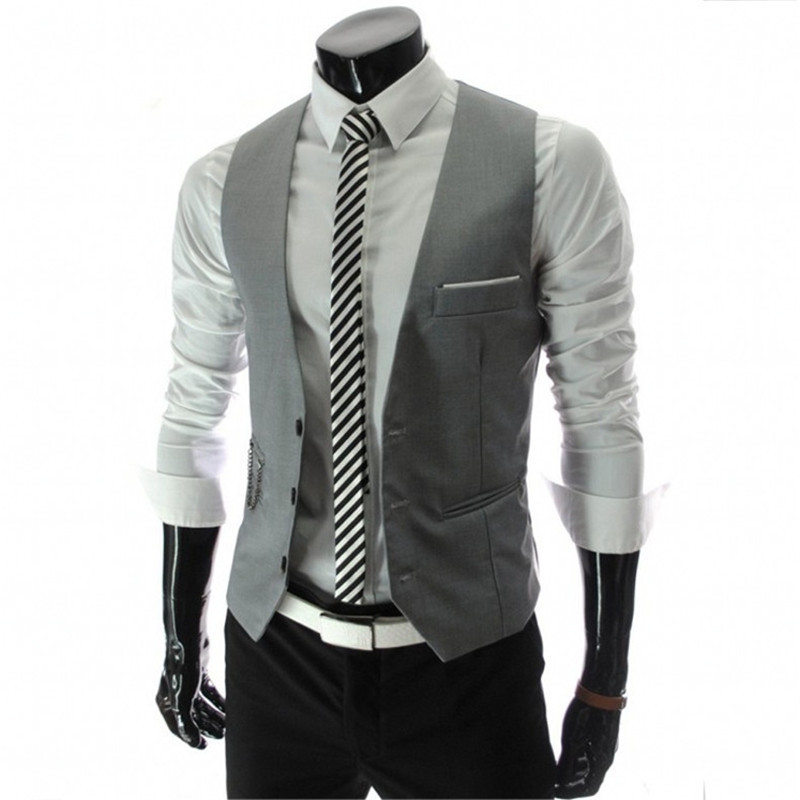 2025 브랜드 수트 베스트 남성 재킷 민소매 빈티지  - Mens Fashion Trajes 리뷰 및 가격