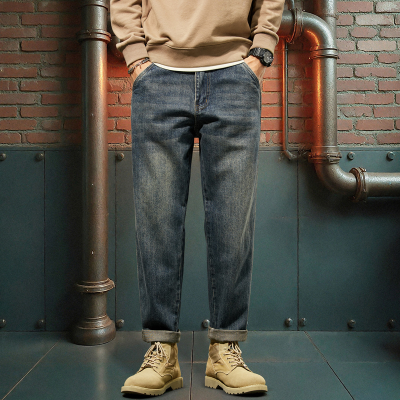 신상 남성용 루즈 진 패션 아웃도어 캐주얼 하렘 팬츠  - Men'S Fashion With Baggy Jeans 리뷰 및 가격