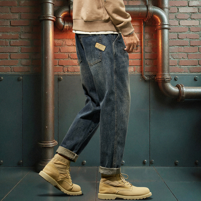 신상 남성용 루즈 진 패션 아웃도어 캐주얼 하렘 팬츠  - Men'S Fashion With Baggy Jeans 리뷰 및 가격