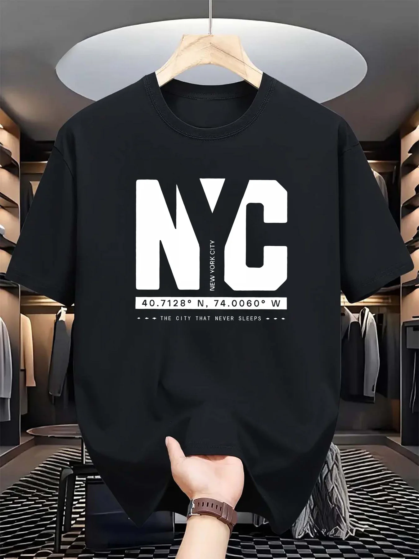 남성 여름 패션 트렌드 캐주얼 루즈핏 뉴욕 패턴 프린트 - York Men'S Fashion 리뷰 및 가격