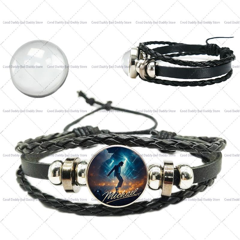 마이클 잭슨 남녀공용 수공예 로프 팔찌, 슈퍼스타 MJ - Men'S Fashion Jewelry 리뷰 및 가격