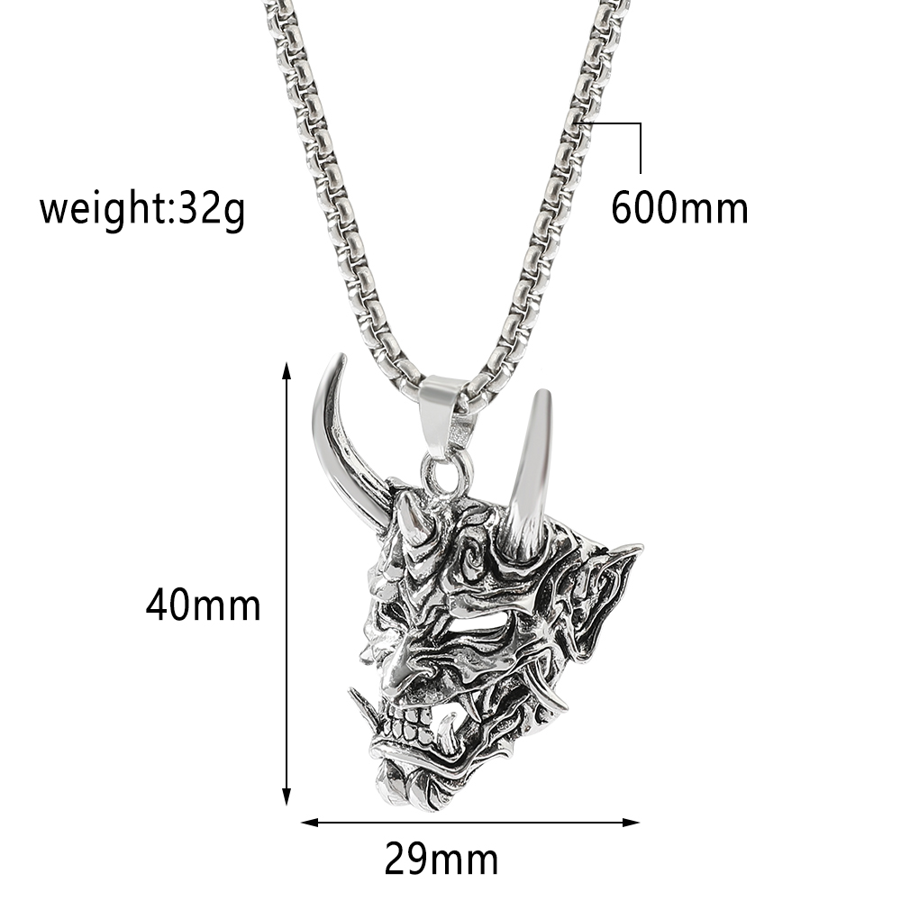 잘생긴 악당 유령 마스크 펜던트 목걸이 골드 & 실버  - Men'S Fashion Jewelry 리뷰 및 가격