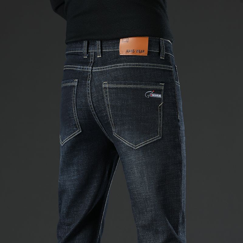 새로운 스트레이트 남성 패션 그레이 블랙 블루 청바지  - Men'S Fashion Grey Jeans 리뷰 및 가격
