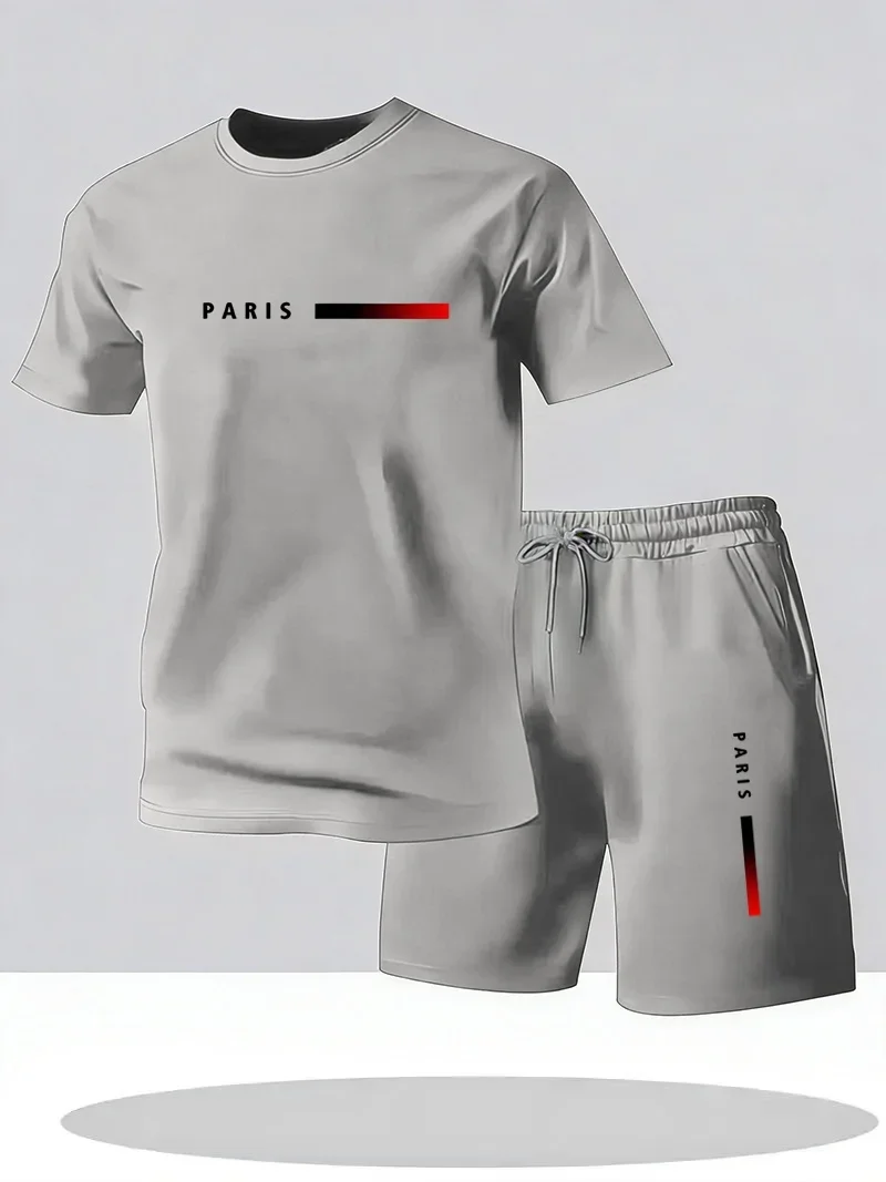 2026 신상 트렌디 심플 파리 레터 프린트 남성 반팔 - Paris Men'S Fashion 리뷰 및 가격