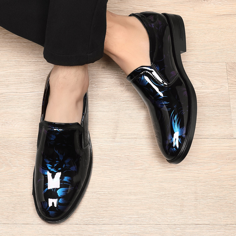 202 남성용 새 가죽 신발 꽃무늬 남성 정장 구두 럭 - Oxford Shoes Brogue 리뷰 및 가격