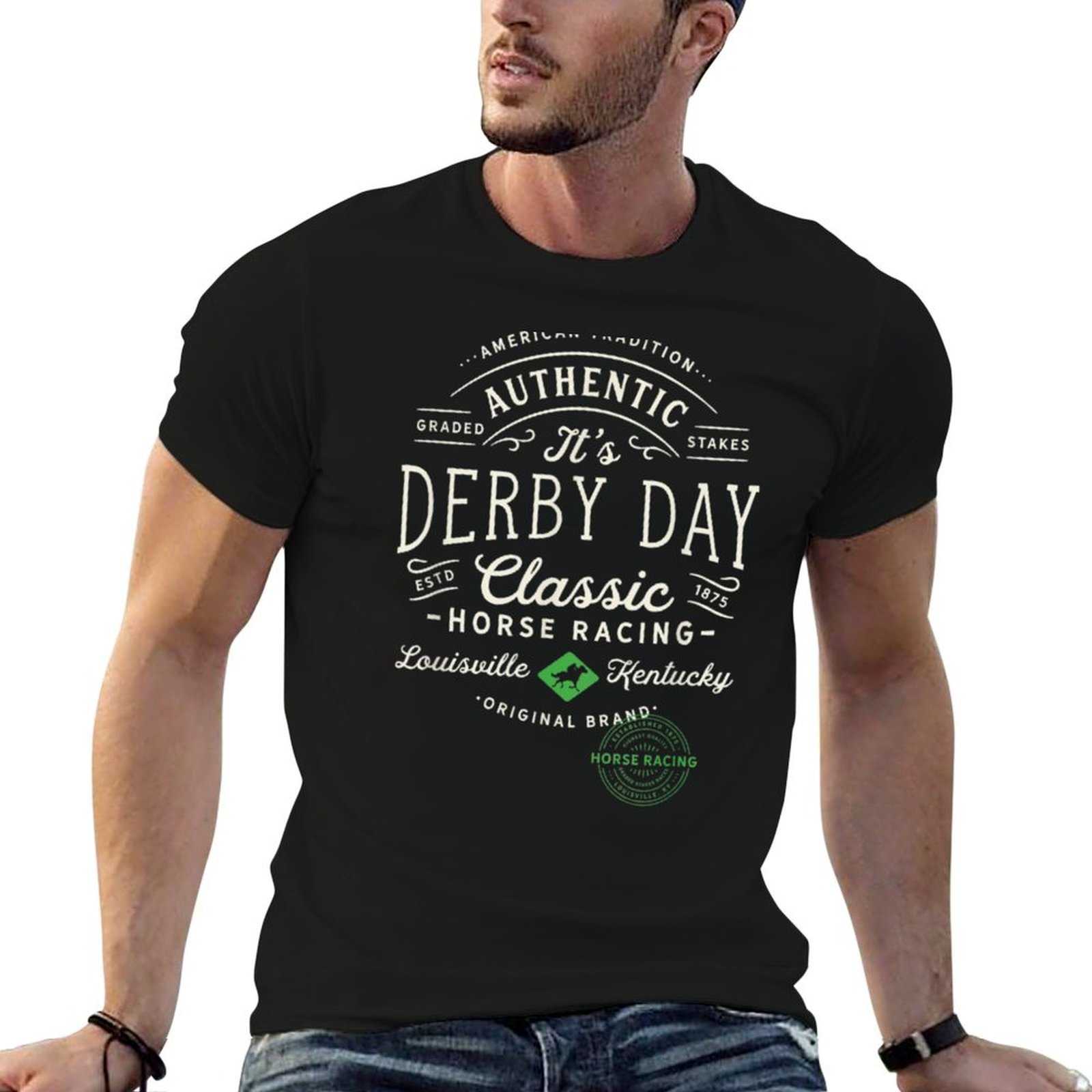 켄터키 더비 켄터키 (1) 티셔츠 패션 심플 캐주얼 티 - Men'S Fashion Kentucky Derby 리뷰 및 가격