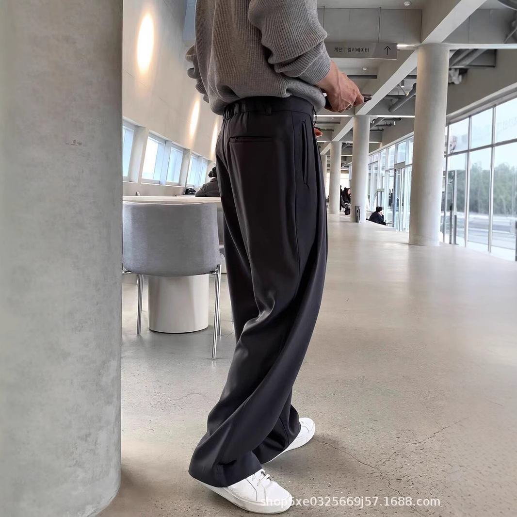 프랑스 스타일 패션 남성용 블랙 다크 그레이 캐주얼 루 - Mens Fashion Dark Grey Pants 리뷰 및 가격